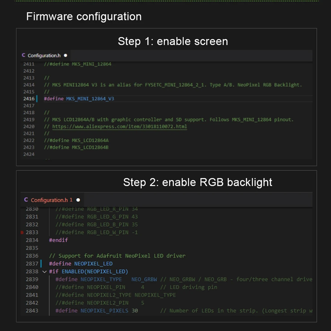 MKS Mini12864 V3 Вставка SD-карты с боковым ЖК-экраном Smart Display Детали 3D-принтера для Robin Nano
