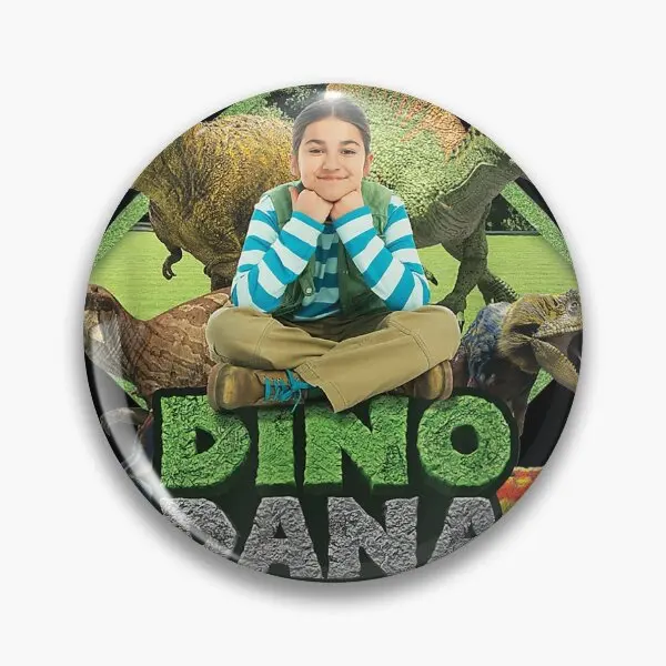 Dino Dana настоящая мягкая булавка на пуговицах одежда с героями мультфильмов