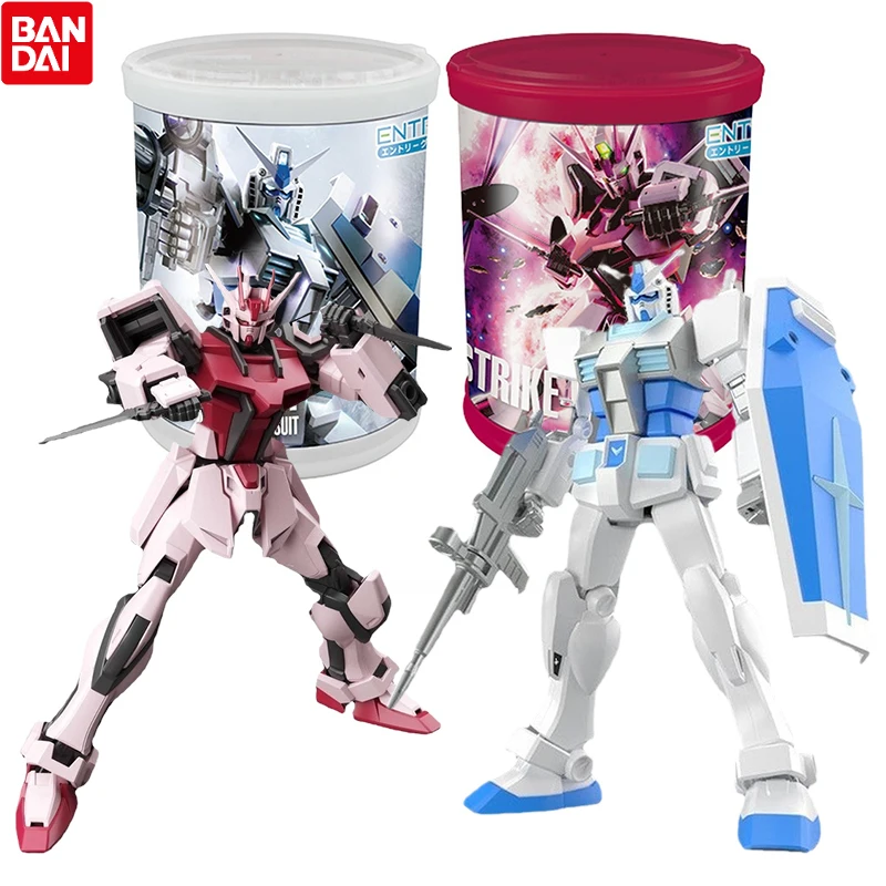 

Bandai Genuine Gundam Model Kit Anime Figure ENTRY GRADE EG Strike Rouge Collection Gunpla Anime Action Figure Toys for Children