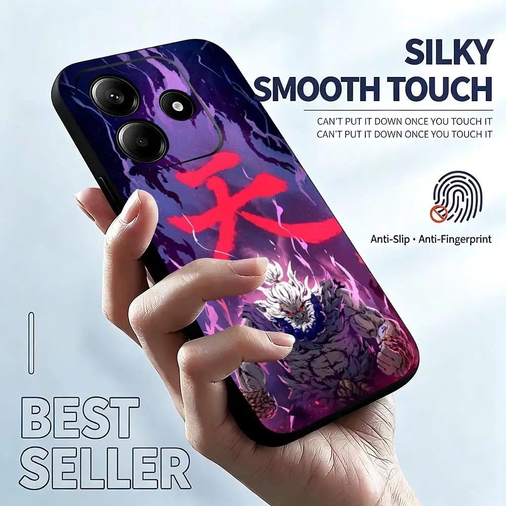Фото Популярный чехол для телефона SF6 Akuma для Xiaomi Redmi Note 17 15 14 13 12 11 Pro Plus S 5G 14C A3, мягкий черный чехол. №3