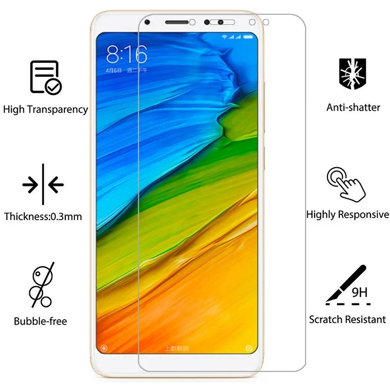 чехол для xiaomi redmi note 5 защитная пленка экрана закаленное стекло на readmi not5 защитный