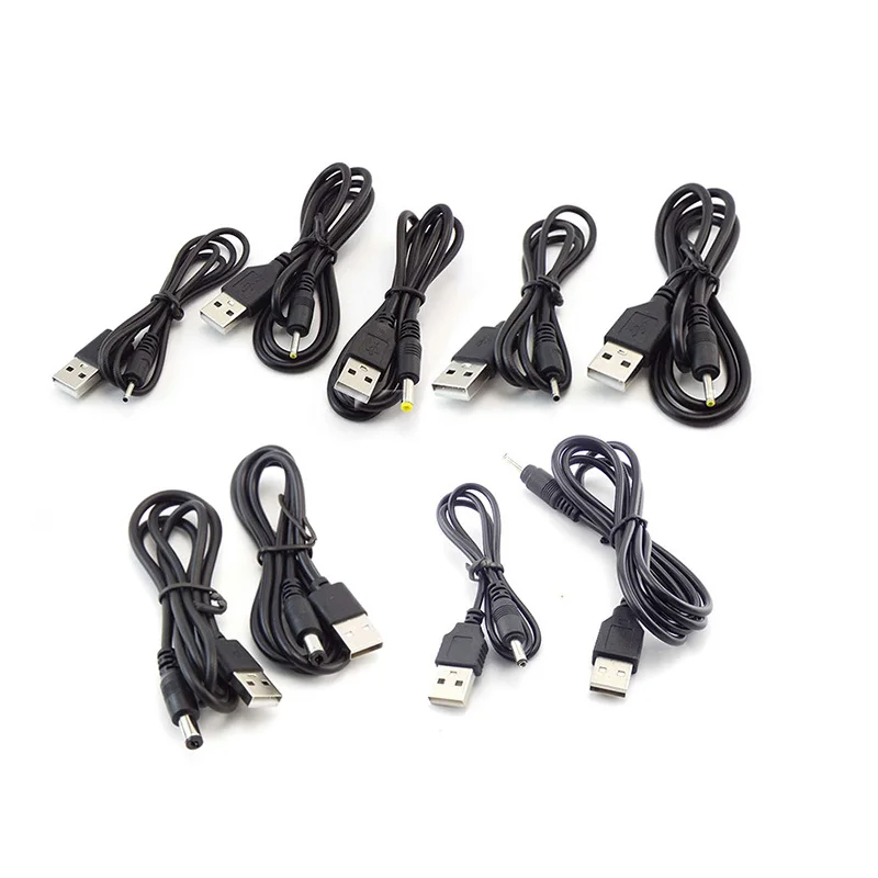 

USB-порт типа А для постоянного тока 5 В 2,0*0,6 мм 2,5*0,7 мм 3,5*1,35 мм 4,0*1,7 мм 5,5*2,1 мм 5,5*2,5 мм Штекерный разъем кабеля питания L1