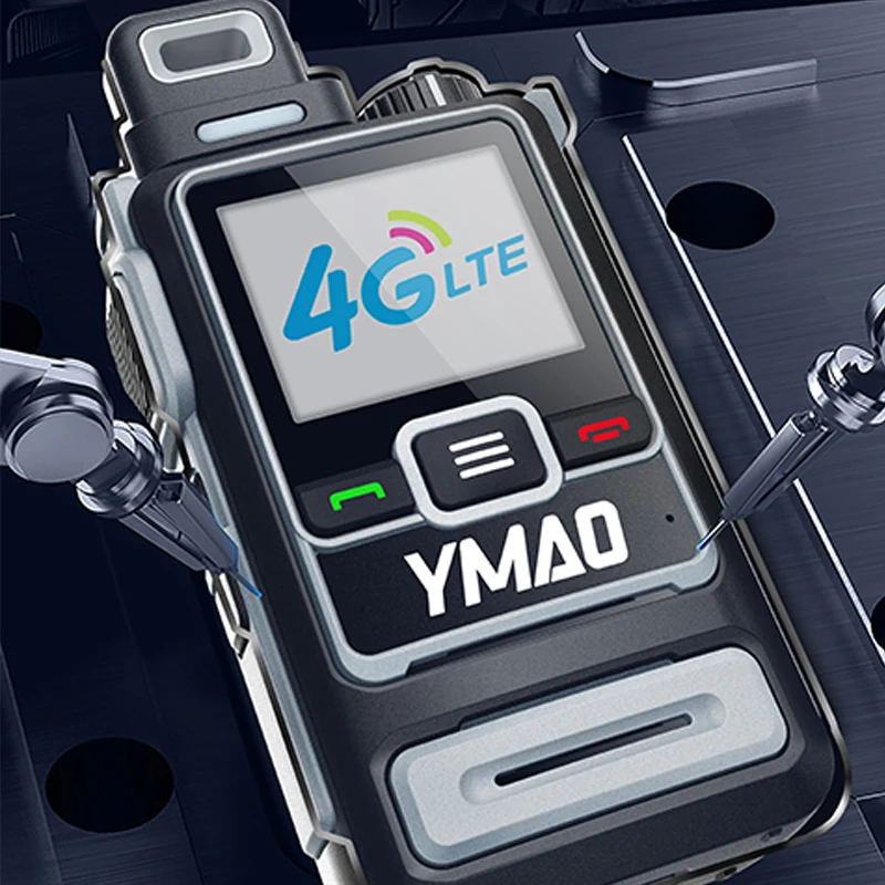 Zello Walkie Talkie 4G Long Range Amateur Mobile Radio WIFI Blue tooth Transceiver Phone Network Walkie Talkie 100 km