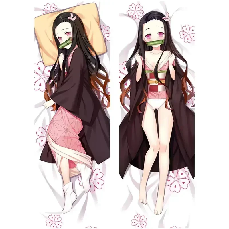 60x180 см аниме рассекающий демонов камадо незуко Kanroji Mitsuri Dakimakura Чехол