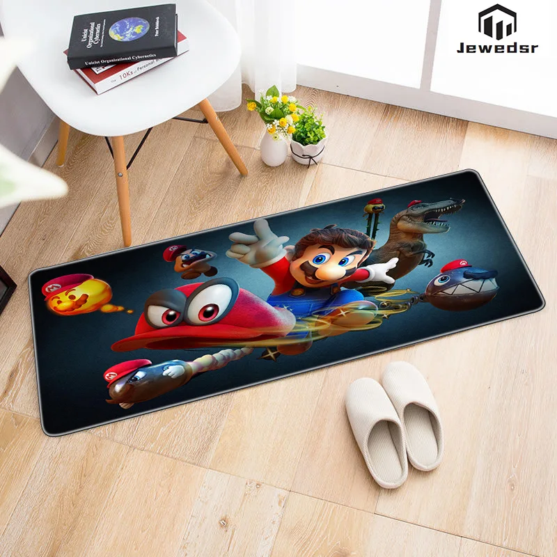 

Bedside Mat Super Mario Floor Carpet Lounge Rug Living Room Rugs Bath Mats Doormat Entrance Door Bathroom Kitchen Hallway Carpet