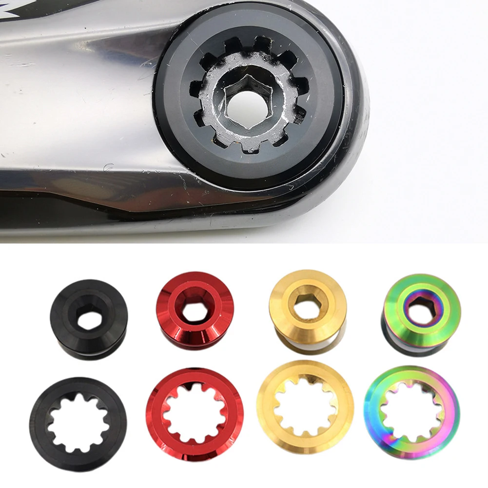 

Bicycle Crank Bolt For-Shimano Aluminum Alloy MTB Bicycle Crank Screw Cap Road Mountain Bike Crankset Cover Cap Bolt Fit
