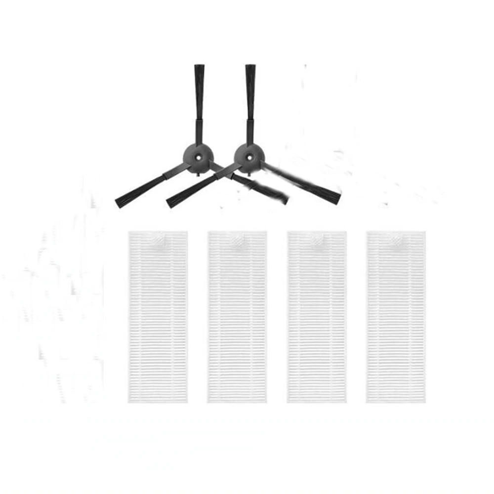 

4 шт. HEPA-фильтр + 2 шт. боковых щеток Roomba, запасные части для Qihoo 360 S10 X100, макс. цветовая температура