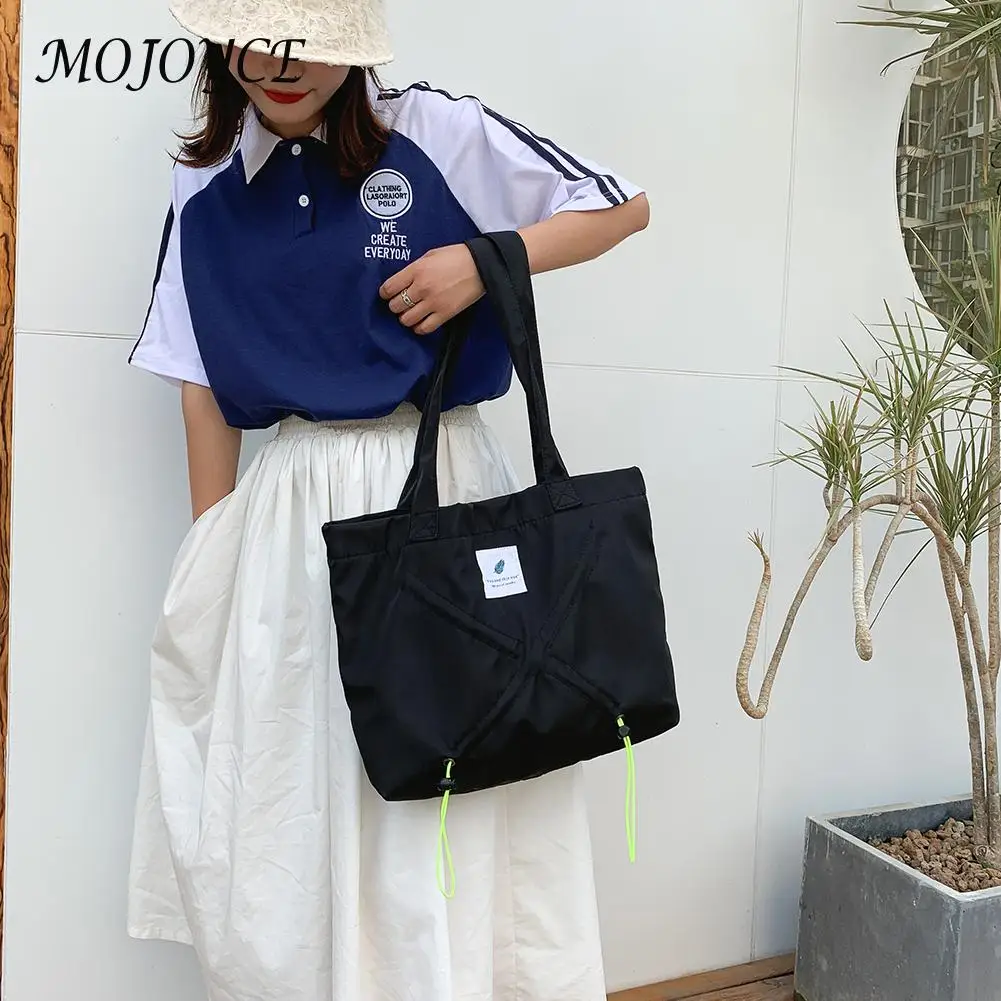 

Fashion Exquisite Shopping Bag Nylon Large Capacity Shoulder Handbag for Women Casual Shopping Top-handle Bag