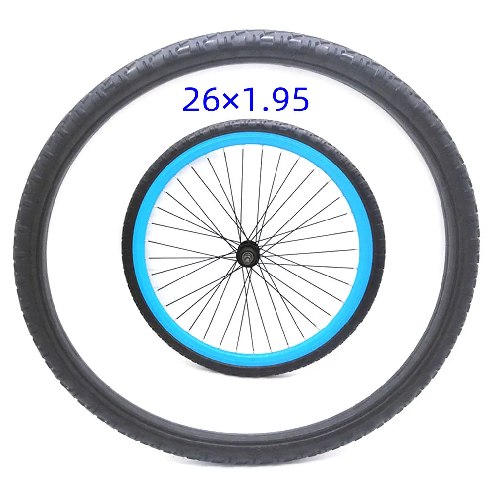 High Quality 26*1.95 Bicycle Solid Wear-resistant Airless Tire Anti Stab Riding MTB Road Bike Tyre 26 Inch Non-Inflatable Tires