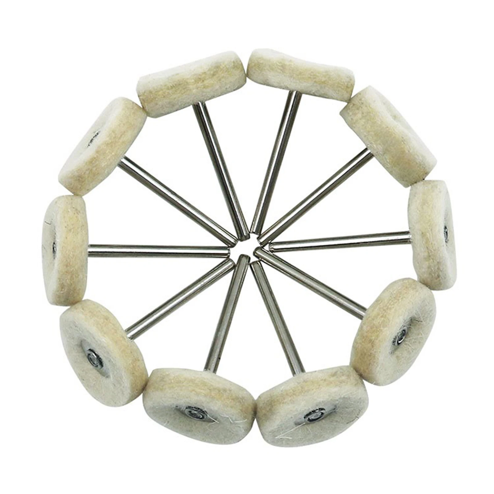 

10 шлифовальных дисков, полировальные круги с ручкой 3 мм, ювелирные абразивные кисти, инструменты, аксессуары для полировки металла, камня, ю...