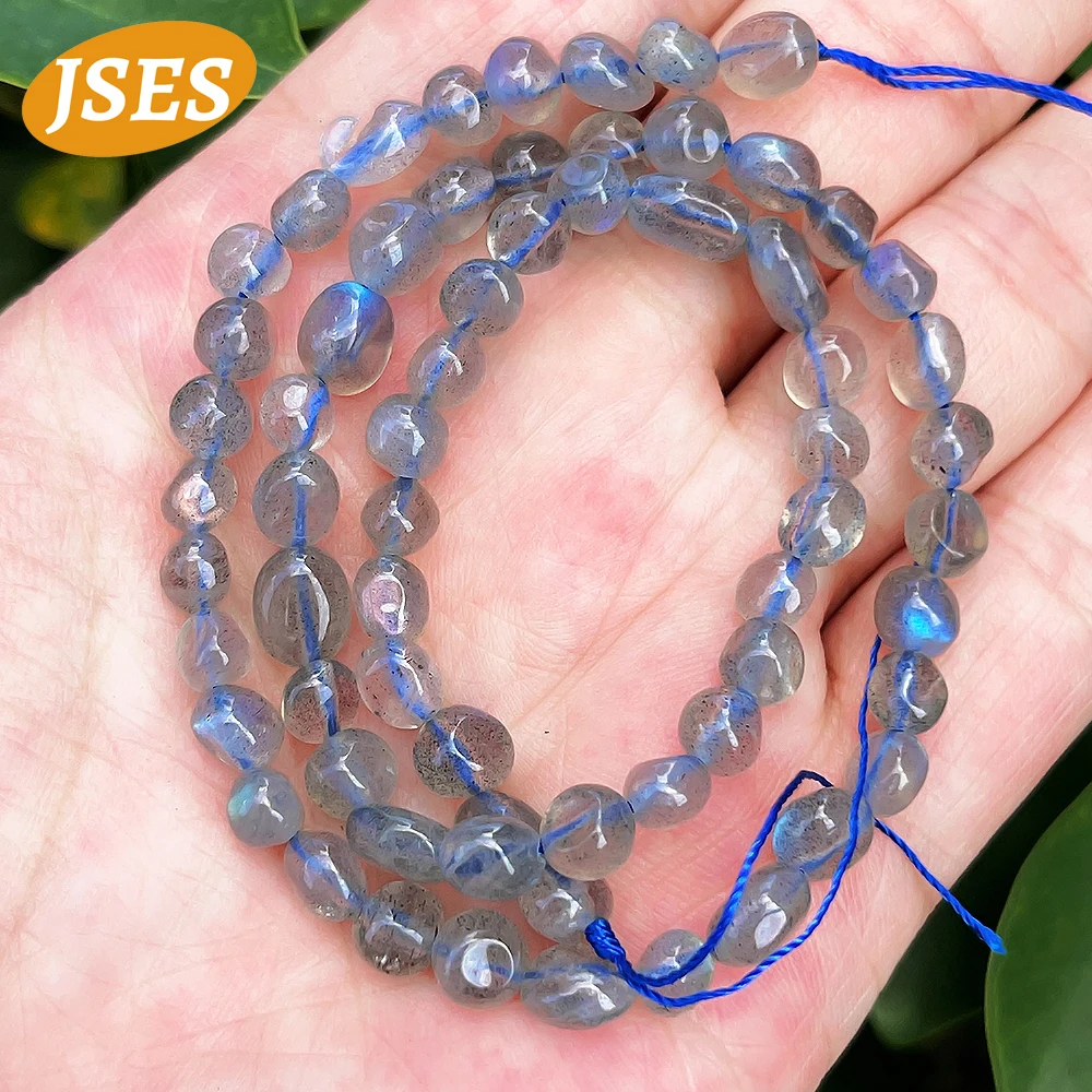 Лабрадоритовые свободные бусины для изготовления ювелирных изделий