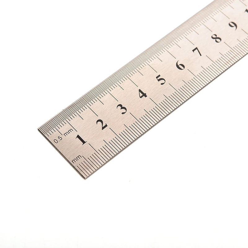 Metal Ruler Stainless steel Metric Rule Precision Double Sided Measuring Tool 20cm High Quality | Rulers
