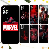 deadpool marvel avengers for samsung a53 a73 a72 a51 a41 a70 a50 a40 a30 s a20 a20e a10 a01 a8 a7 a6 a5 transparent phone case