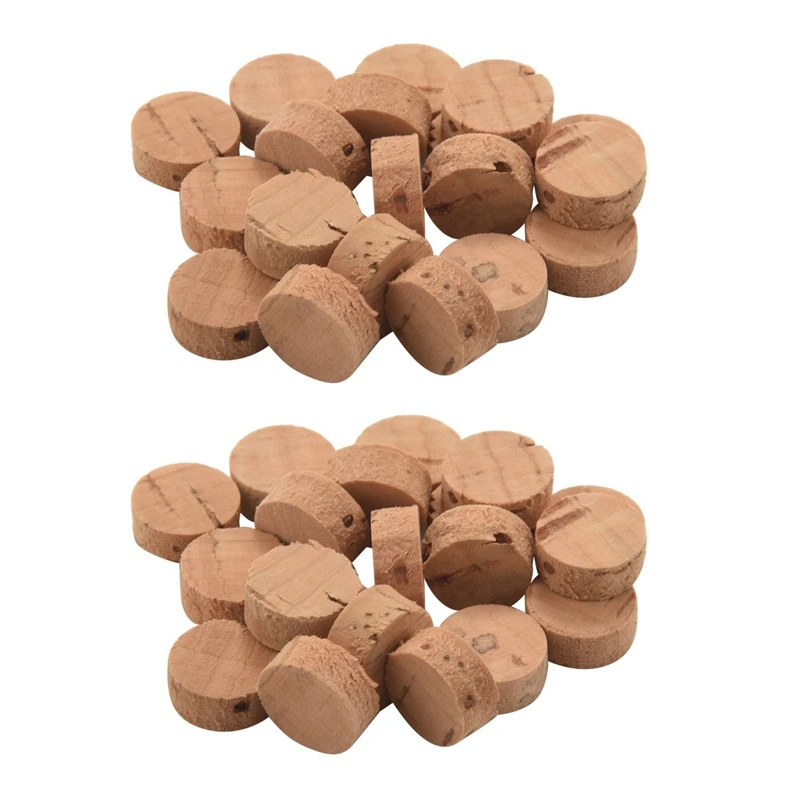 

40Pcs 9.5Mm Trumpet Cork Pads, Trumpet Repairing Cork Pads Trumpet Water Key Spit Value Cork Pad