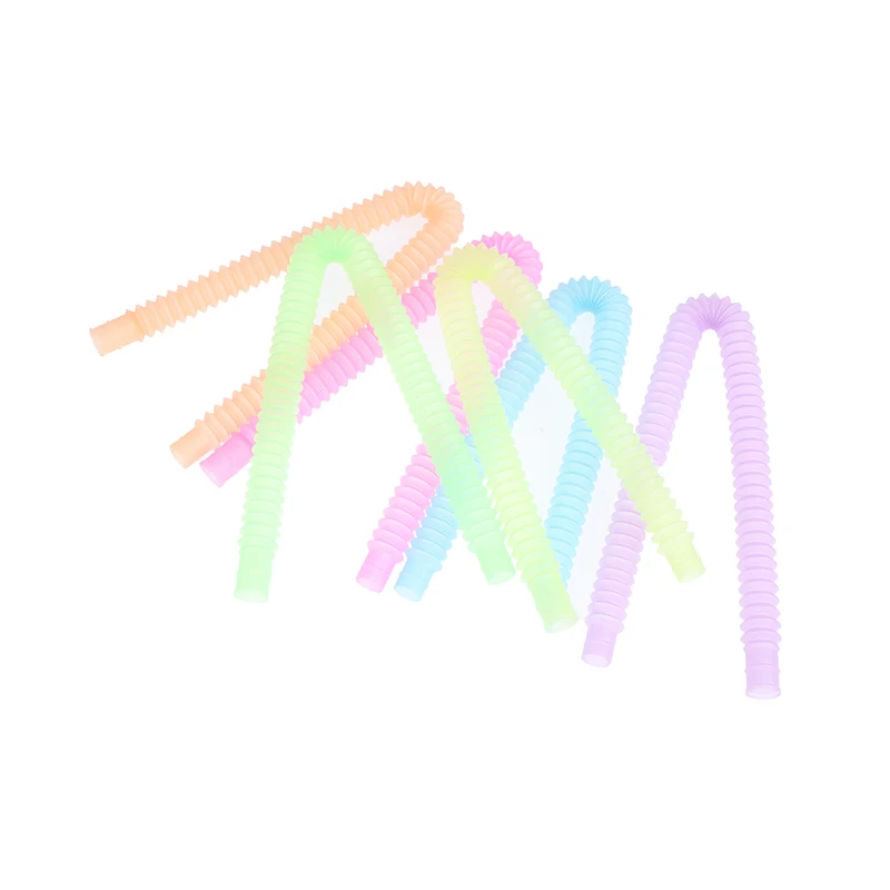 5 шт. мини-поп-трубки светящаяся игрушка для декомпрессии телескопическая трубка