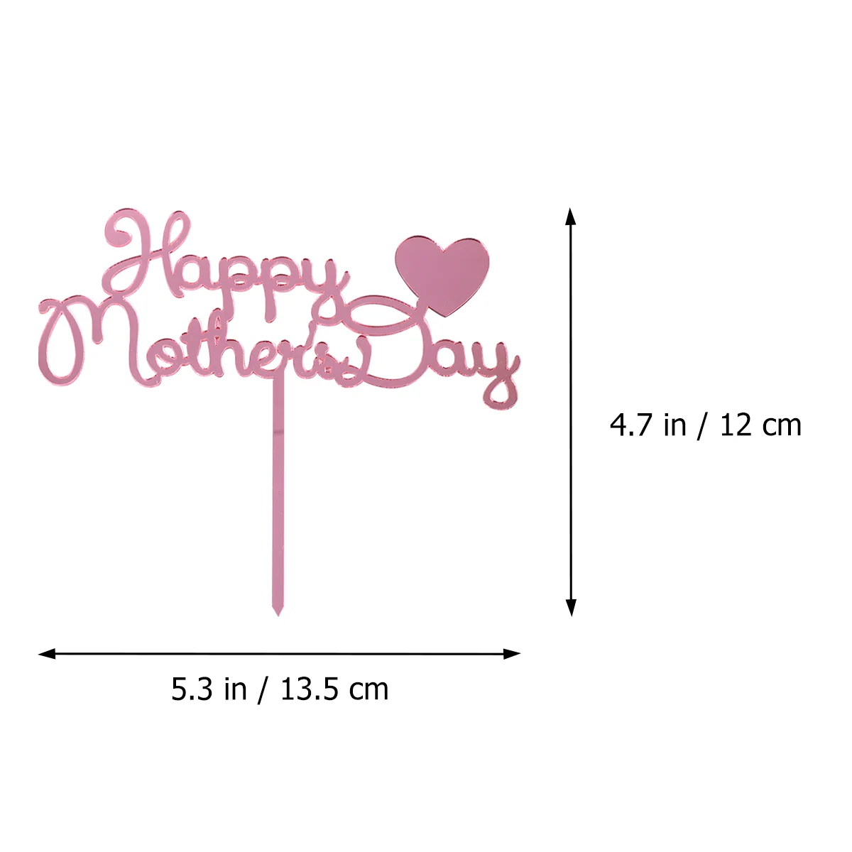 10 шт. выбор для кексов мамы декор в форме сердца топпер на день матери мисс