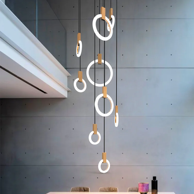 

Modern LED living room suspended lamps Novelty bedroom fixtures Nordic Dining room Pendant Lights restaurant hanging lights