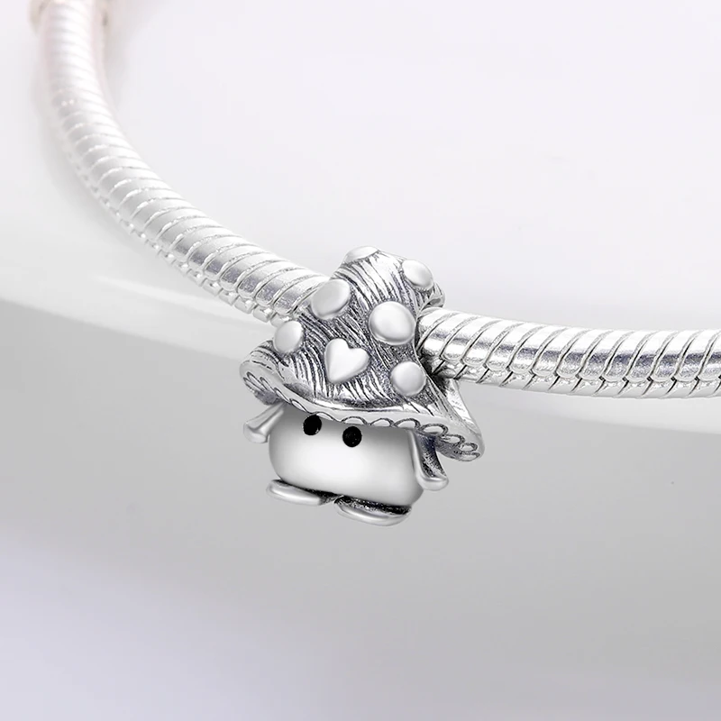 Шармы plata из серебра 925 пробы Ежик и доска для рисования шармы бусины подходят