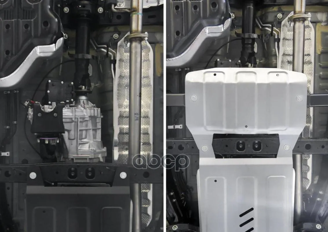 Al 6mm Skid Plate For Toyota Fortuner 4wd (Transfer Case) (2.8td) (2015-) + Fitting Kit Rival арт. 2333577016 |