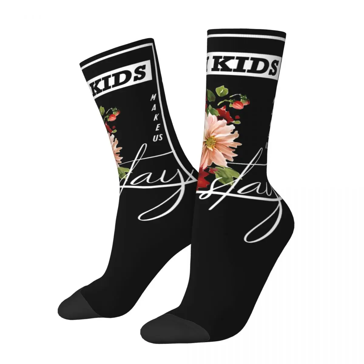 Chan pończochy graficzne skarpetki na co dzień zimowe antypoślizgowe unisex męskie wygodne zewnątrz