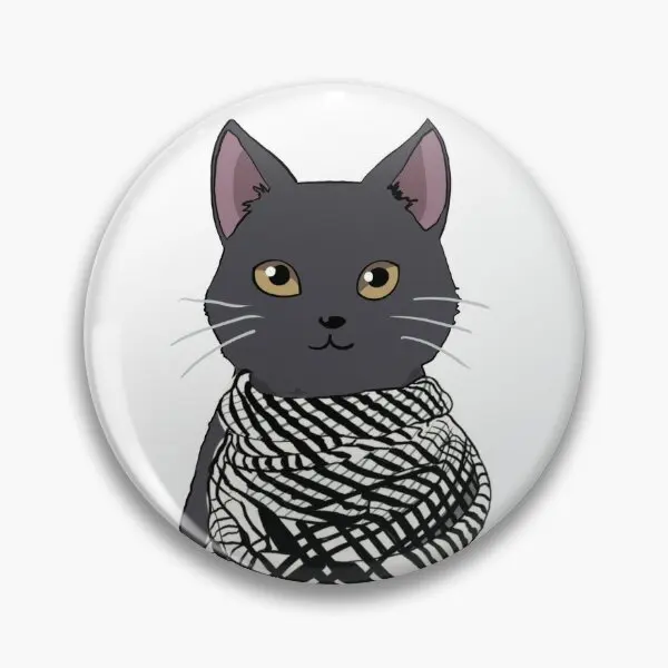 Значок на булавке с мягкой пуговицей в виде кота арабском стиле модное