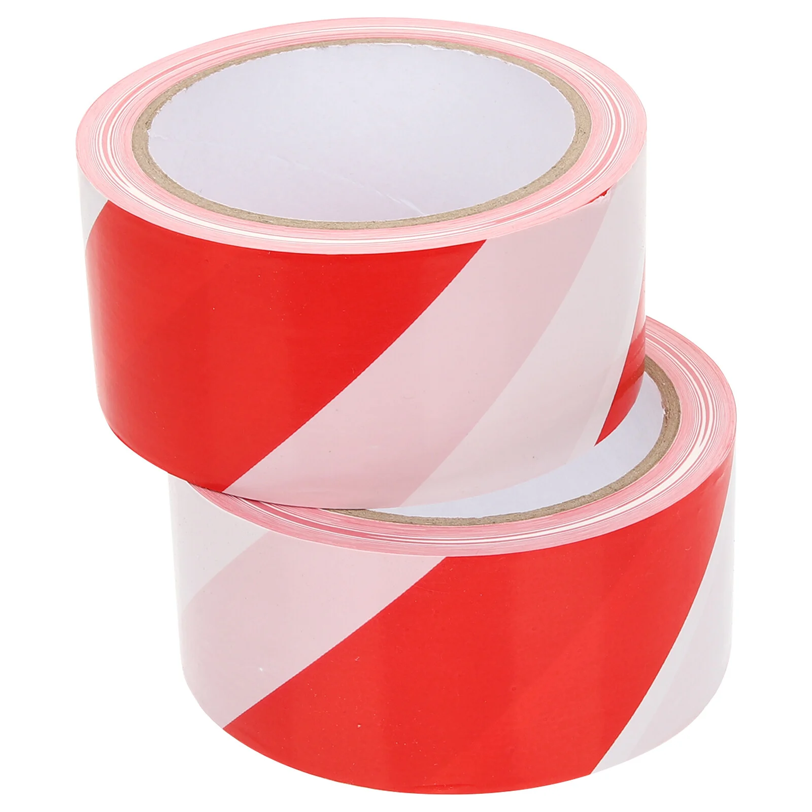 

2 рулона, красно-белая неклейкая полосатая предупреждающая лента, защитная лента, защитная полосатая лента для маркировки опасности