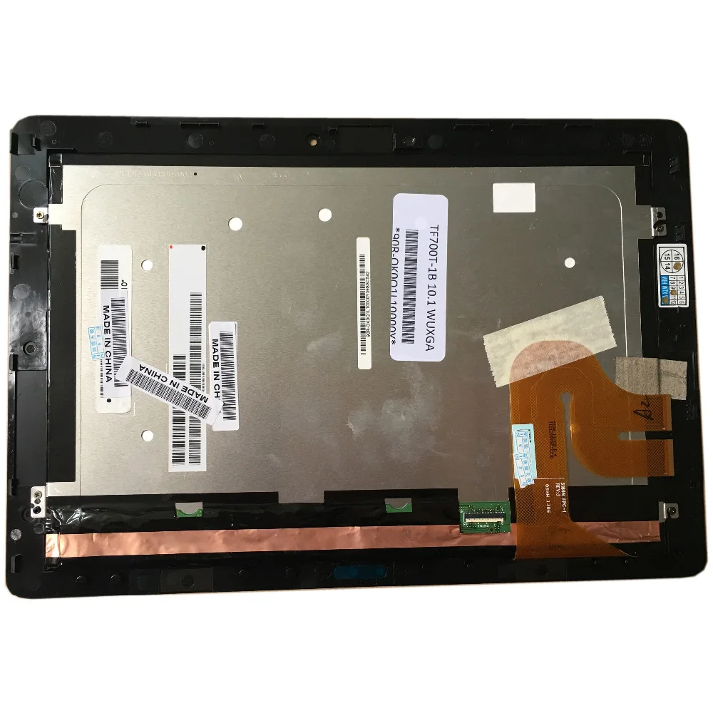 For Asus Transformer Pad TF700T TF700 BLACK VVX10F004B00 LCD LED SCREEN Touch Screen Digitizer Assembly with Frame 5184N FPC-1