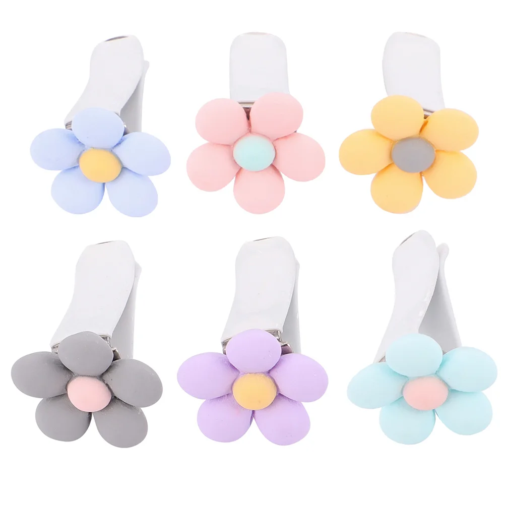 

6 Exquisite Delicate Mini Flower Vent Clamps Car Vent Clips Outlet Ornament