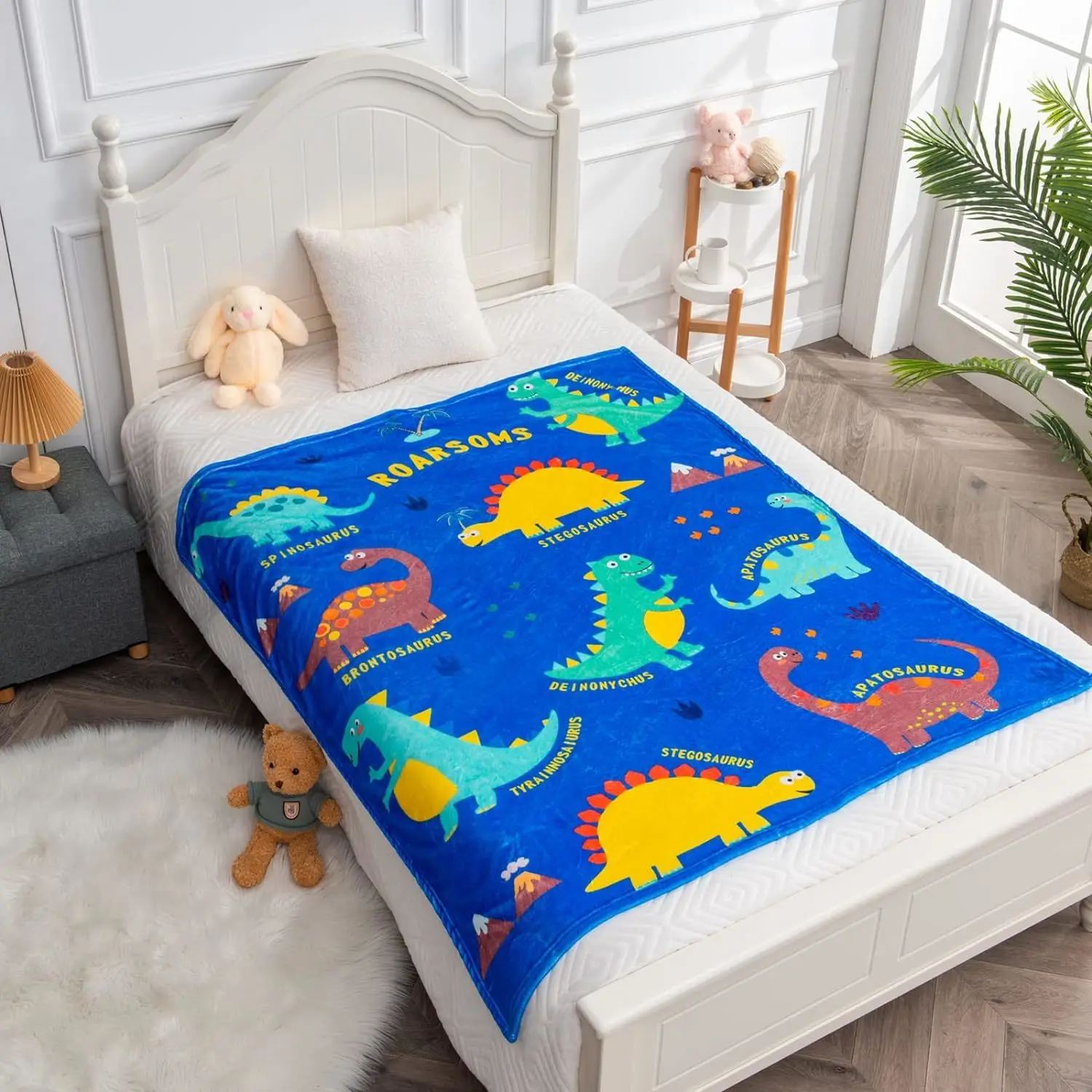 Мягкое одеяло с пространственными узорами для детей удобное и теплое пушистое