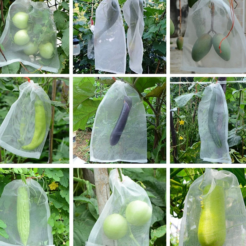

Reusable Netting Bags Garden Plant Flower Fruit Protect Bags Insect Mosquito Bug Net Barrier Mesh Protection Bag
