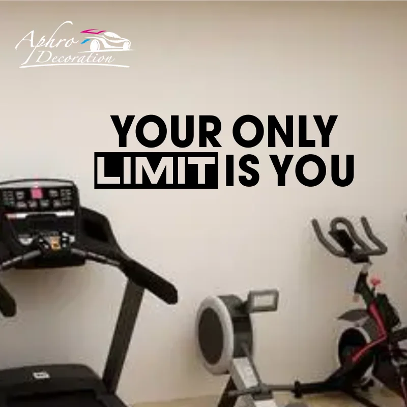 Наклейка на стену для тренировок и фитнеса