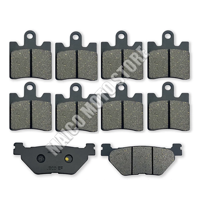 Фото Для Yamaha FJR1300 FJR1300A FJR1300AE FJR1300AS 2006-2024 Комплект передних и задних тормозных колодок для мотоцикла №1