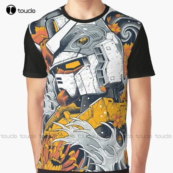 

Gundam Graphic T-Shirt Graphic Tees Vintage Digital Printing Tee Shirts Christmas Gift New Popular Xxs-5Xl Streetwear