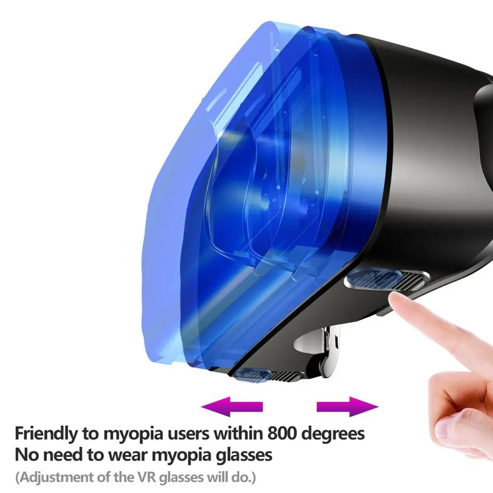 VRG Pro Viar VR очки 3D Виртуальная реальность гарнитура шлем очки устройство линзы для смартфона телефон смарт Hedset Gogle дети (art.: 3920bbec72c22) - 3920bbec72c22