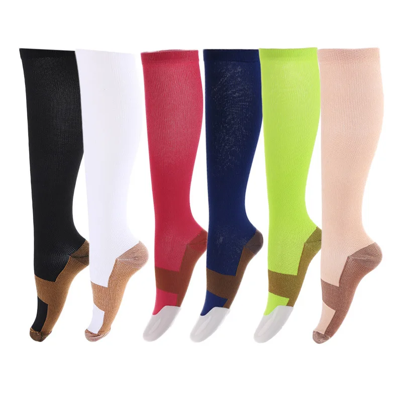 Pressure Long Socks Men And Women Sports And Fitness Socks Patterned Outdoor Socks Running Pressure Socks