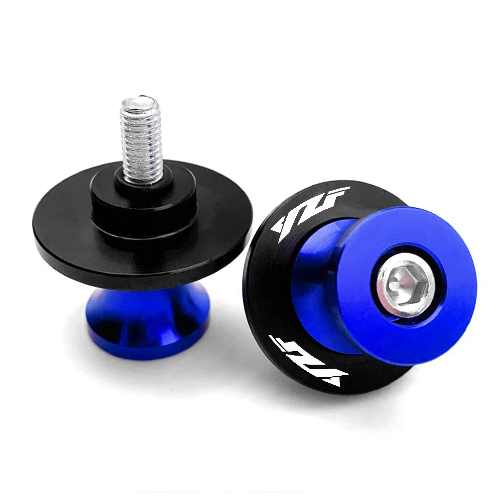 Для YAMAHA YZF R1 R3 R6 R7 R25 R125 R1M YZFR1 YZFR3 YZFR6 YZFR7 Аксессуары для мотоциклов 6 мм Винты-ползунки подставки маятника