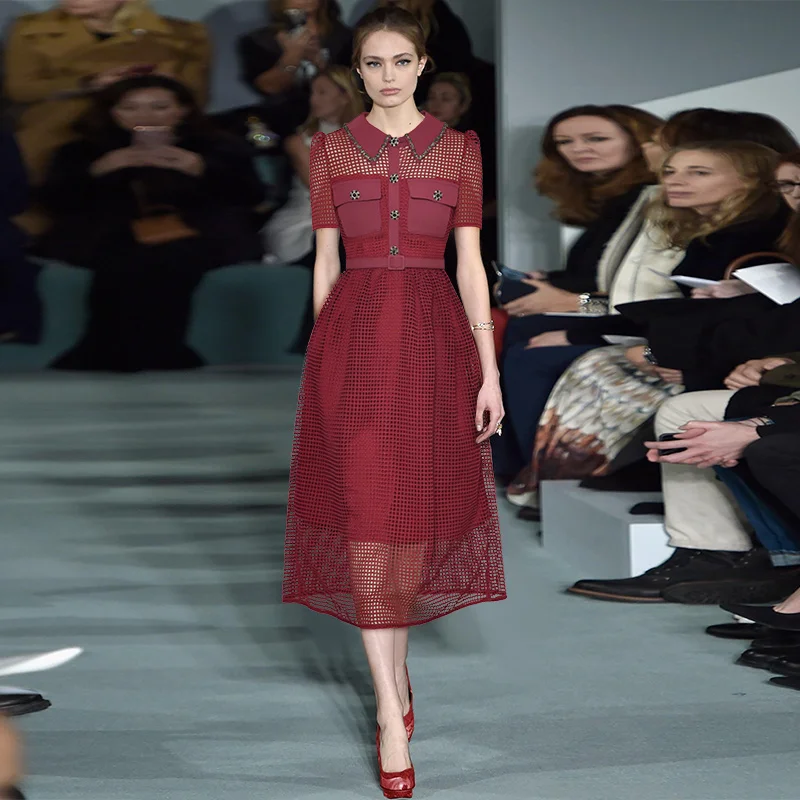 

Женское платье с коротким рукавом и воротником-стойкой, с коротким рукавом