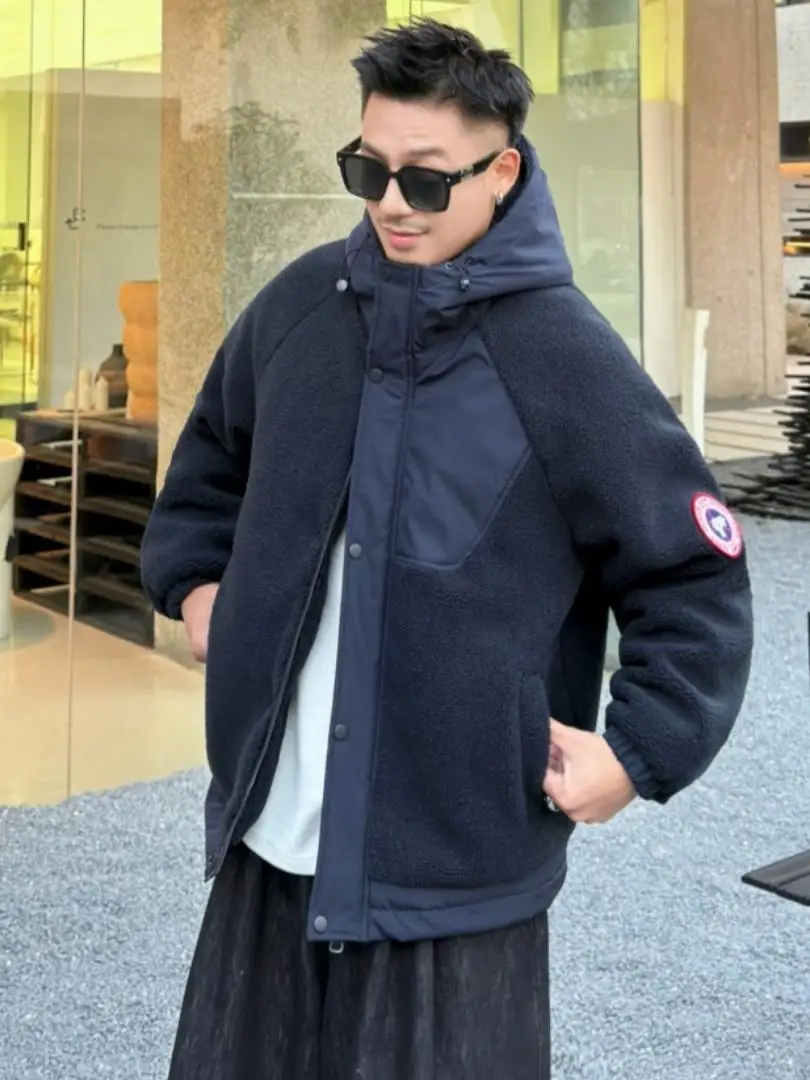 Модная брендовая хлопковая одежда топ из зернистого флиса с капюшоном для пар