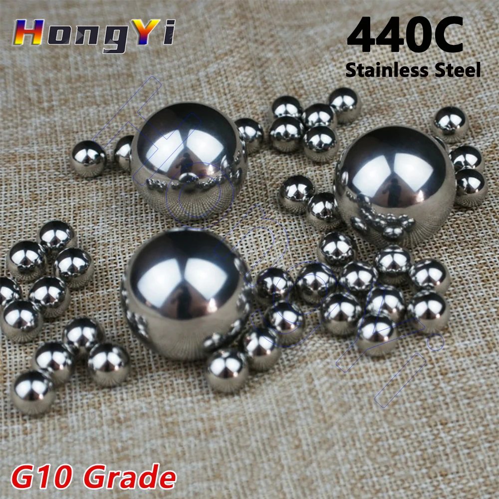 

Ø1,0–24 мм Шарики из нержавеющей стали G10 класса 440C Круглые шариковые бусины 9Cr18Mo 1 1,2 1,5 1,588 2 2,381 2,5 2,778 от 3 мм до 24 мм