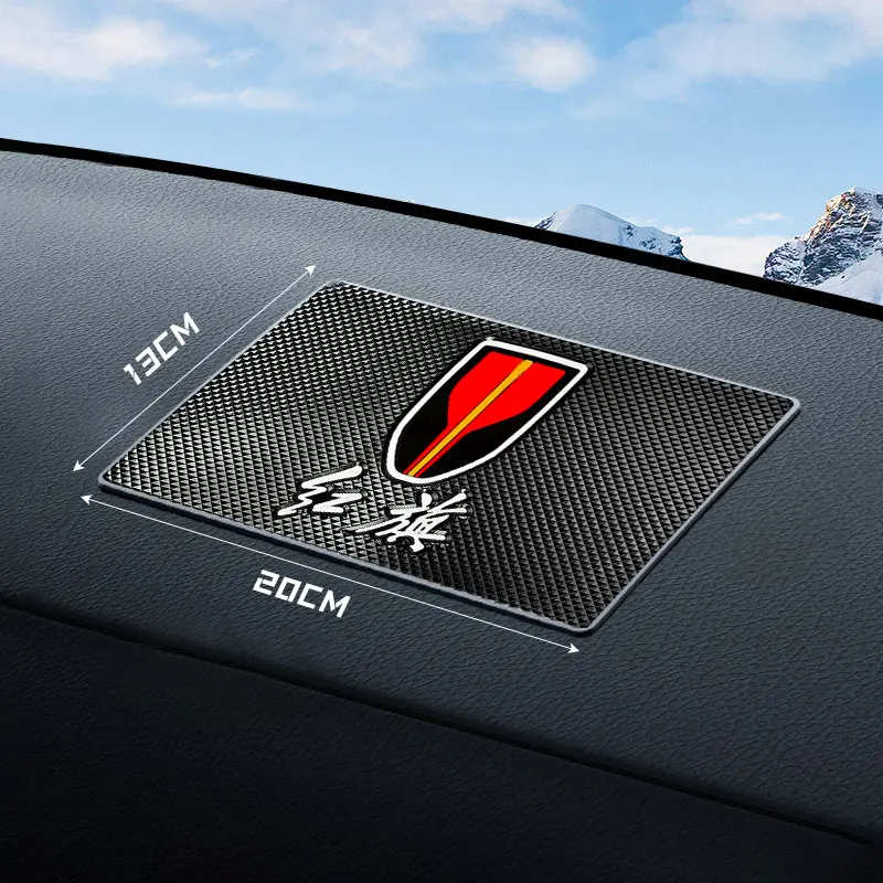 

Для Hongqi H5 H7 H9 L5 HS5 E115 HS7 S9 LS7 HQ9 E-HS3 E-HS9 E-QM5 Автомобильный противоскользящий коврик для приборной панели, липкий нескользящий коврик из ПВХ, аксессуары