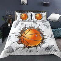 3d basketball bedding set for kids adult bedroom decor duvet cover king queen size print bed set home textiles bedclothes 23pcs