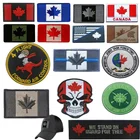 Нашивки с вышивкой крючком для команды Канады полиции спецназа военные тактические повязки Sewings Insignia аксессуары для одежды нашивка