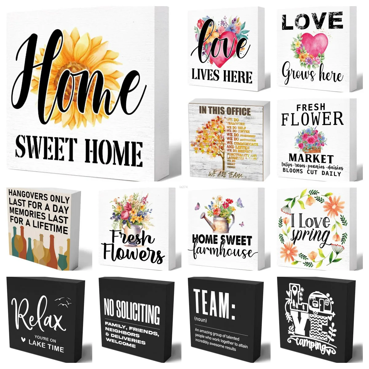 Деревянная коробка в деревенском стиле с надписью Love декоративная вывеска