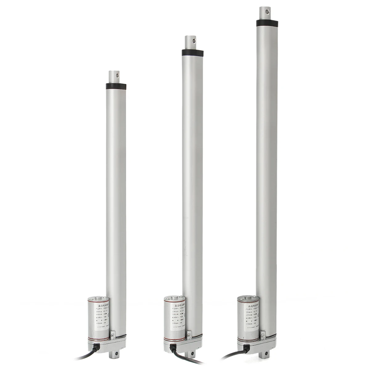 

750N 4-18 Inch 330lbs DC Motor 12V Electric Linear Actuator For lectric Self Unicycle Scooter Input Voltage Range Aluminum Alloy