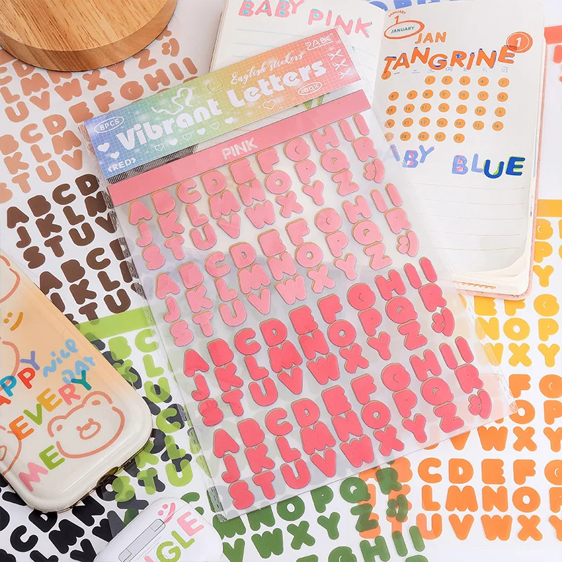 

6 упаковок наклеек для домашних животных Vitality Letter series