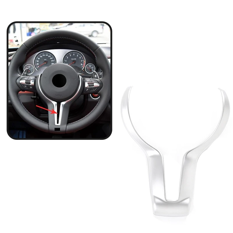 

For-BMW F20 F21 F32 F33 F06 F12 X5 F15 X6 F16 M-Sport Car Steering Wheel Decoration Frame Trim