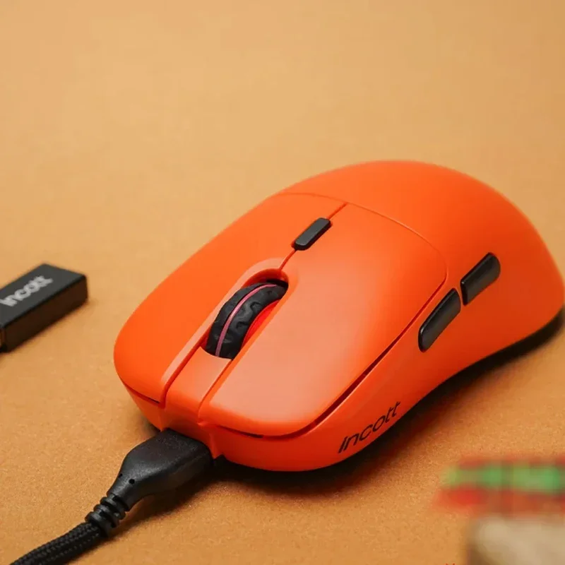 Беспроводная мышь INCOTT Ghero Pro Двухрежимная Paw3395 8k возврат RGB Fps офисные и спортивные