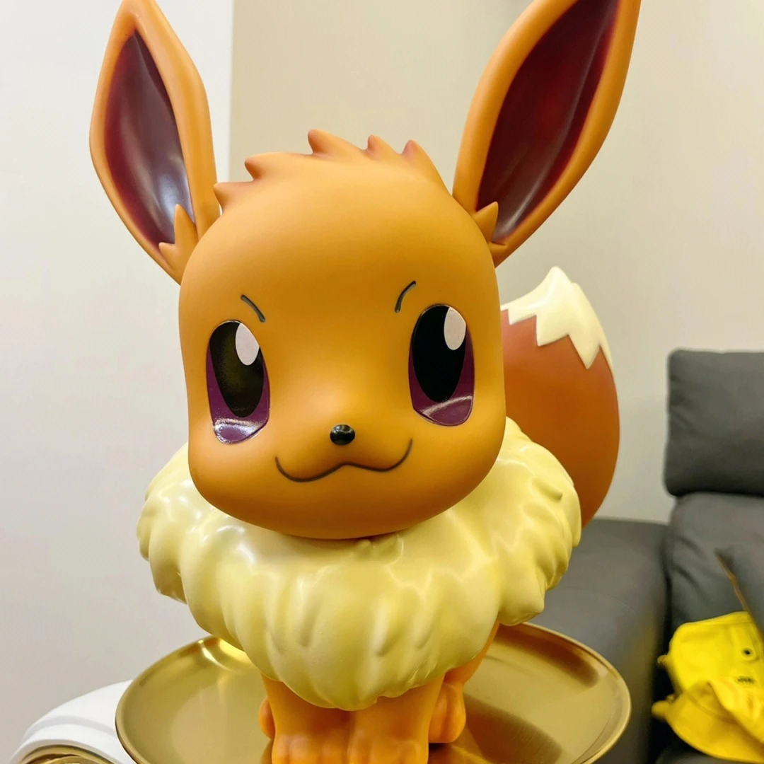 

40cm Pokemon Eevee Seed Figure 1:1 Super Pokémon Vinyl + Resin Solid Model Statue toys