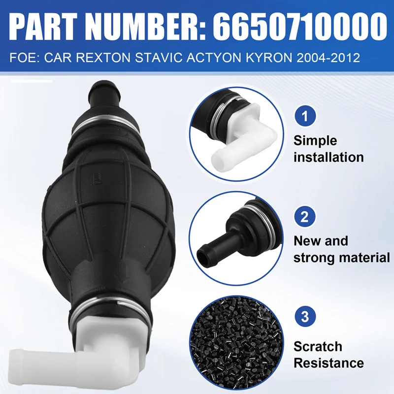 Топливный насос масляный поглотитель 6650710000 Для Ssangyong REXTON STAVIC ACTYON KYRON 2004-2012