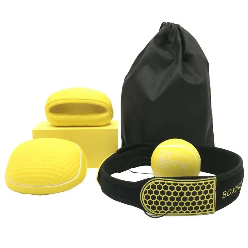 

Boxing Reflex Ball Set Wearable Boxing Reflex Training Equipment Perfect For Reaction Agility Punching Speed Hand Eye